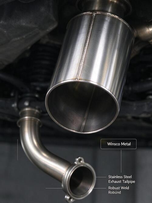 kasus perusahaan terbaru tentang Winsco Metal Stainless Steel Exhaust Tailpipe | Stable Weld & Excellent Bending Performance