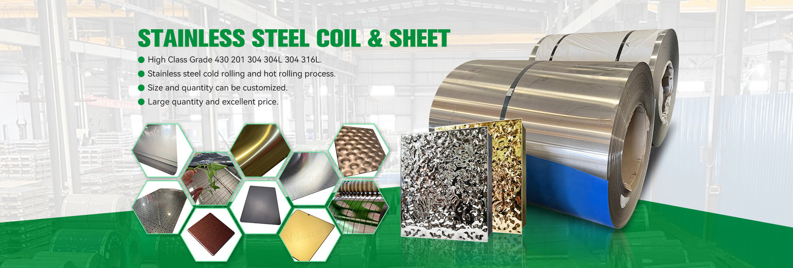 Lembaran Stainless Steel Dekoratif