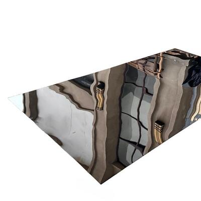 kualitas  8K Mirror Base Vacuum PVD Colored Stainless Steel Sheet | 201,304,316 Grade pabrik