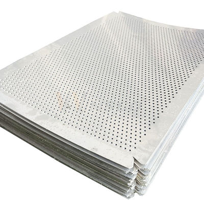 2b Lubang Bulat Lembaran Stainless Steel Berlubang 0,4-3mm 304 Grade