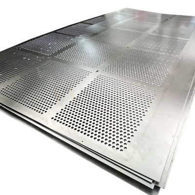 2b Lubang Bulat Lembaran Stainless Steel Berlubang 0,4-3mm 304 Grade