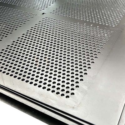 2b Lubang Bulat Lembaran Stainless Steel Berlubang 0,4-3mm 304 Grade