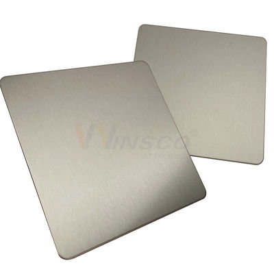 TP 201 304 316 430 AFP Garis Rambut Hias No.4 Permukaan Lembaran Stainless Steel