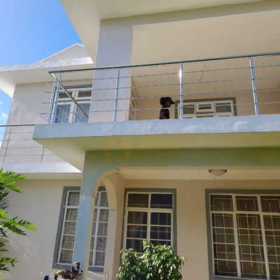 1500mm SS Railing Pegangan Tangga 1.2mm 1.5mm SS 201 304 316 Cermin Dipoles Untuk Dekorasi Balkon Rumah