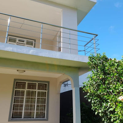 1500mm SS Railing Pegangan Tangga 1.2mm 1.5mm SS 201 304 316 Cermin Dipoles Untuk Dekorasi Balkon Rumah