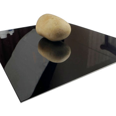 1500mm Super Mirror Stainless Steel Sheet Black Titanium PVD Color 304 Grade