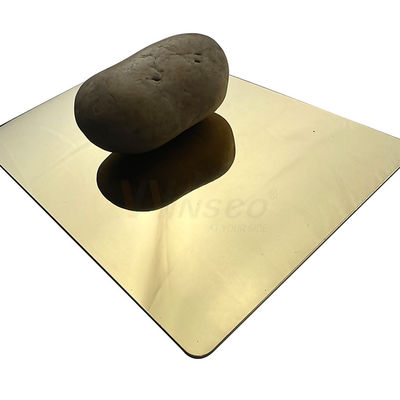 1250mm Super Mirror Stainless Steel Sheet 316 Lapisan Emas Titanium