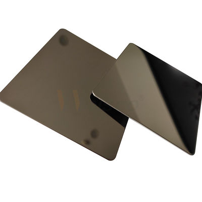 Perunggu Super Cermin Lembaran Stainless Steel Warna PVD SS 201 304 316