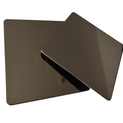 Perunggu Super Cermin Lembaran Stainless Steel Warna PVD SS 201 304 316