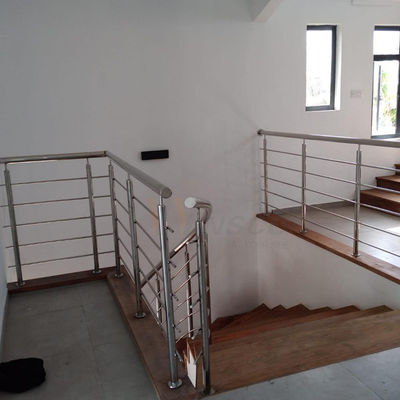 Tangga Putar Railing Stainless Steel 1000-2000mm Kaca Inox 201 304 316 Grade