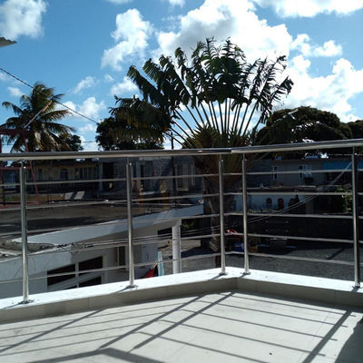 Balkon Stainless Steel Inox Guard Rails SS 201 304 316 Untuk Dekorasi Rumah