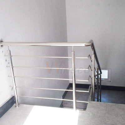Kualitas Tinggi Grade 201 304 316 Pegangan Tangga Stainless Steel Railing Tangga Inox