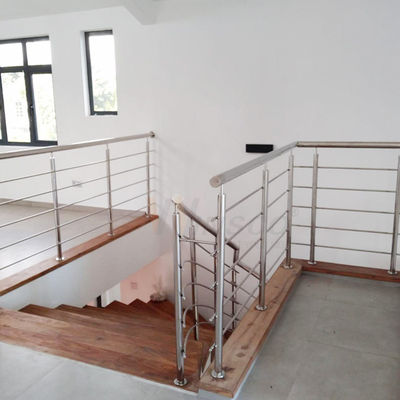 Kualitas Tinggi Grade 201 304 316 Pegangan Tangga Stainless Steel Railing Tangga Inox