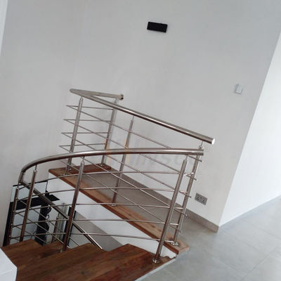 Kualitas Tinggi Grade 201 304 316 Pegangan Tangga Stainless Steel Railing Tangga Inox