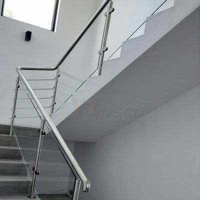 201 304 316 Grade Stainless Steel Pagar Pembatas Inox Terima Kustomisasi