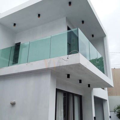 Stainless Steel 1.2mm 1.5mm 2mm Pagar Pegangan Kaca Inox Tahan Korosi Yang Baik