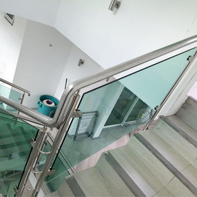 Stainless Steel 1.2mm 1.5mm 2mm Pagar Pegangan Kaca Inox Tahan Korosi Yang Baik