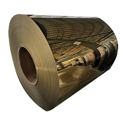 Welding Cold Rolled Stainless Steel Coil Titanium Warna Emas Permukaan Cermin Selesai