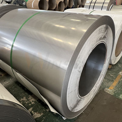 2B 201 Cold Rolled Stainless Steel Coil Slie Edge JIS201 Untuk Konstruksi