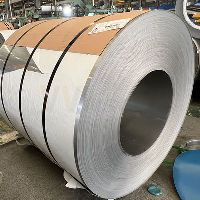2B 201 Cold Rolled Stainless Steel Coil Slie Edge JIS201 Untuk Konstruksi