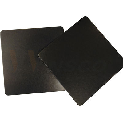 Kekerasan Tinggi Titanium Hitam Vibrasi Finish 304 Stainless Steel Garis Rambut