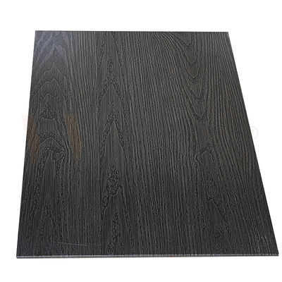 AISI 201 304 316 Titanium Hitam Kulit Pohon Lembar Stainless Steel Terukir