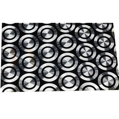 201 304 316 Lembaran Stainless Steel Hias Cold Rolled Black Titanium 3D Laser Polishing