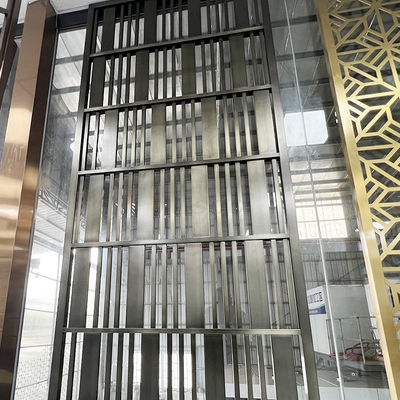 SS 201 304 316 Partisi Layar Stainless Steel Desain Khusus Untuk Ruang Belajar