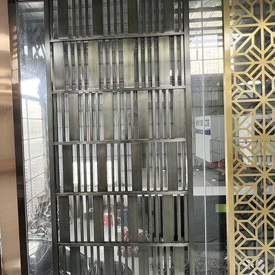SS 201 304 316 Partisi Layar Stainless Steel Desain Khusus Untuk Ruang Belajar