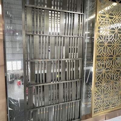 SS 201 304 316 Partisi Layar Stainless Steel Desain Khusus Untuk Ruang Belajar