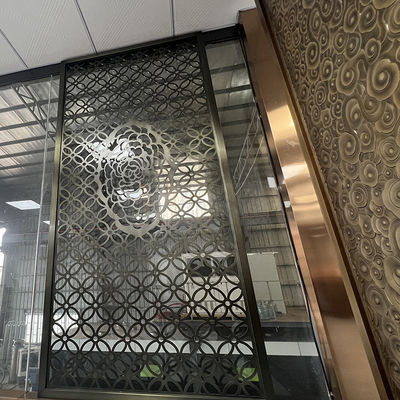 201 304 316 Kelas Warna Selesai Restoran Panel Dinding Stainless Steel 1500mm