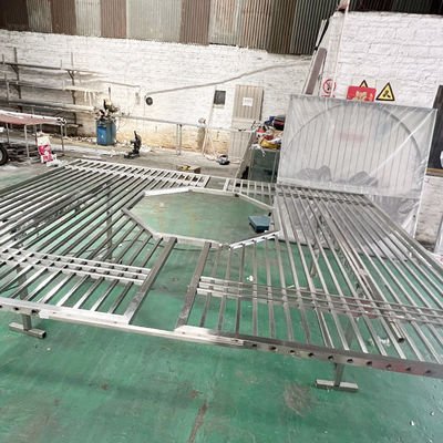 Panel Dinding Partisi Layar Stainless Steel Warna Primer Untuk Dekorasi Rumah