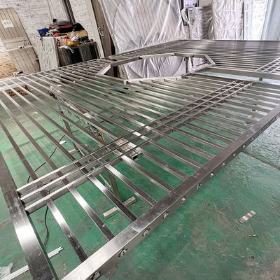 Panel Dinding Partisi Layar Stainless Steel Warna Primer Untuk Dekorasi Rumah