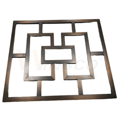 Fabrikasi Logam Stainless Steel Dekoratif Panel Dinding Logam Pembatas Ruangan 201 304 316 Grade