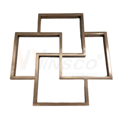 SUS 201 304 316 Pabrikasi Patung Dinding Logam Stainless Steel