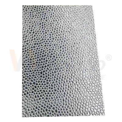 2B Finish Lembaran Stainless Steel Sarang Lebah Timbul 0.4mm-3.0mm