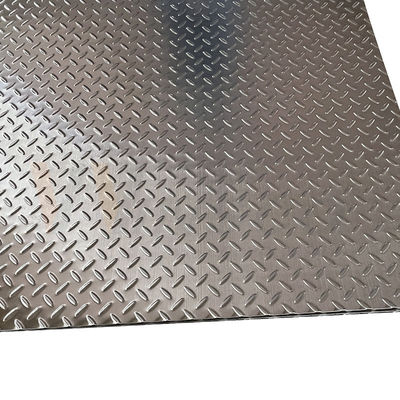 Lembaran Baja Tahan Karat Emboss Anti Selip