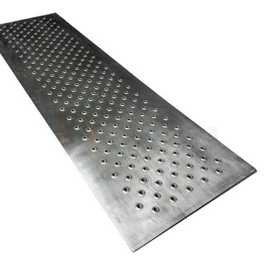 A240 201 304 316 2mm Lembaran Baja Stainless Berlubang Garis Rambut Selesai