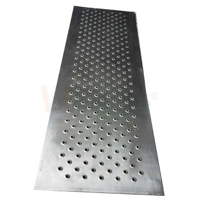 A240 201 304 316 2mm Lembaran Baja Stainless Berlubang Garis Rambut Selesai