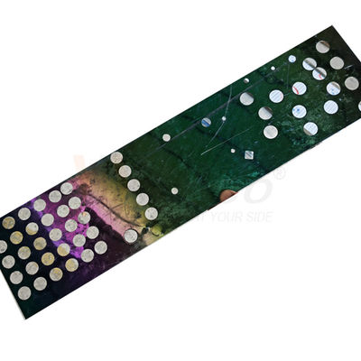 Warna-warni 3mm Berlubang Stainless Steel Lembaran Permukaan Cermin Lubang Bulat