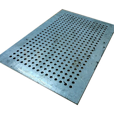 Lubang Bulat 304 Lembaran Stainless Steel Berlubang SS 201 316 Dengan Permukaan Acar