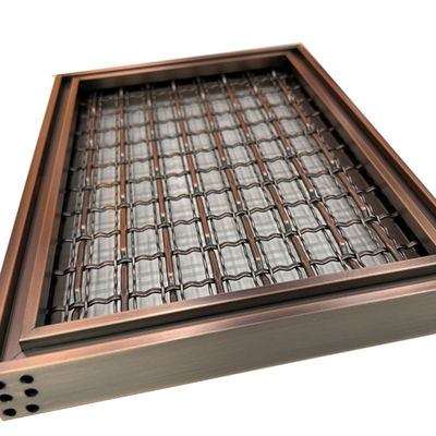 Fleksibel Stainless Steel Dekoratif Wire Mesh 0.4-8mm Arsitektur Untuk Fasad Pusat Perbelanjaan