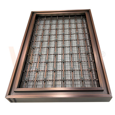 Fleksibel Stainless Steel Dekoratif Wire Mesh 0.4-8mm Arsitektur Untuk Fasad Pusat Perbelanjaan