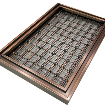 Fleksibel Stainless Steel Dekoratif Wire Mesh 0.4-8mm Arsitektur Untuk Fasad Pusat Perbelanjaan