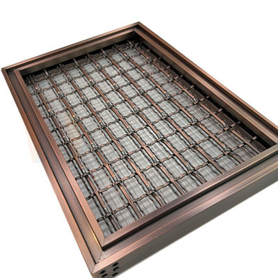 Fleksibel Stainless Steel Dekoratif Wire Mesh 0.4-8mm Arsitektur Untuk Fasad Pusat Perbelanjaan