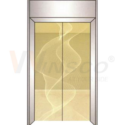 0.8mm Elevator Lembaran Stainless Steel Cermin Emas Terukir 4x8ft