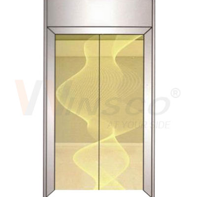 0.8mm Elevator Lembaran Stainless Steel Cermin Emas Terukir 4x8ft