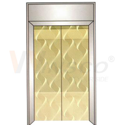 0.8mm Elevator Lembaran Stainless Steel Cermin Emas Terukir 4x8ft