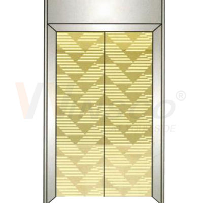 0.8mm Elevator Lembaran Stainless Steel Cermin Emas Terukir 4x8ft