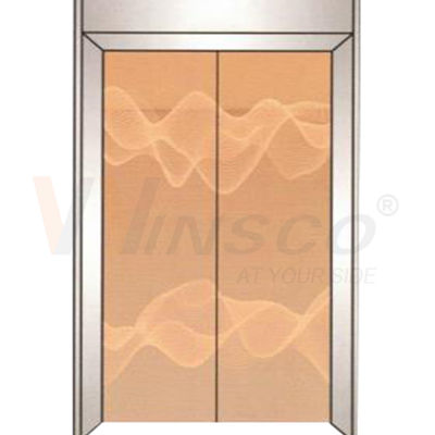 1219mmx2438mm Cermin Emas Lembaran Stainless Steel Terukir Selesai Rose Gold